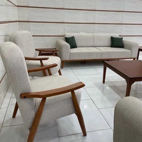 مبل راحتی مینیمال مدل کاپر 7 نفره