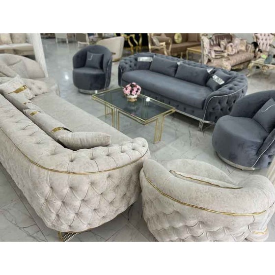 مبل راحتی چستر لوکاس ظرفیت ۸ نفره