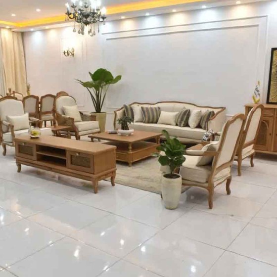 مبل کلاسیک فرانسوی لوگان 7 نفره