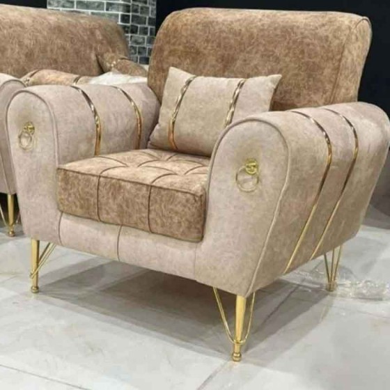 مبل راحتی اسکارلت ۷ نفره پایه فلز