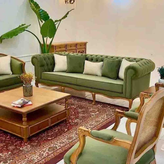 مبل کلاسیک فرانسوی پلاس 8 نفره