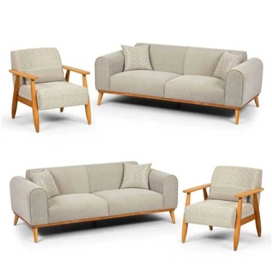 مبل راحتی هشت نفره مدل هوگو