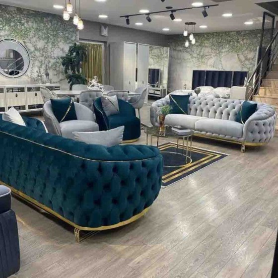 مبل راحتی چستر لوکاس ظرفیت ۸ نفره