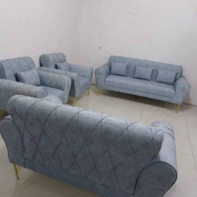 مبل راحتی اسکارلت ۷ نفره پایه فلز